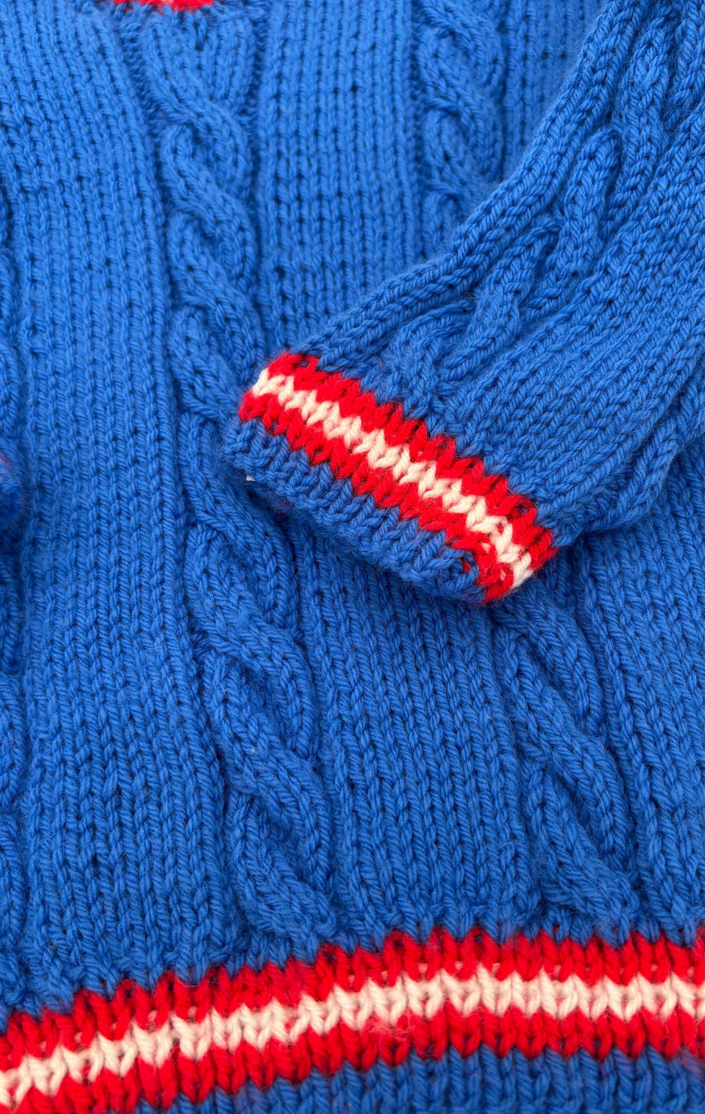 1-2 Y Royal Blue Acrylic Pullover