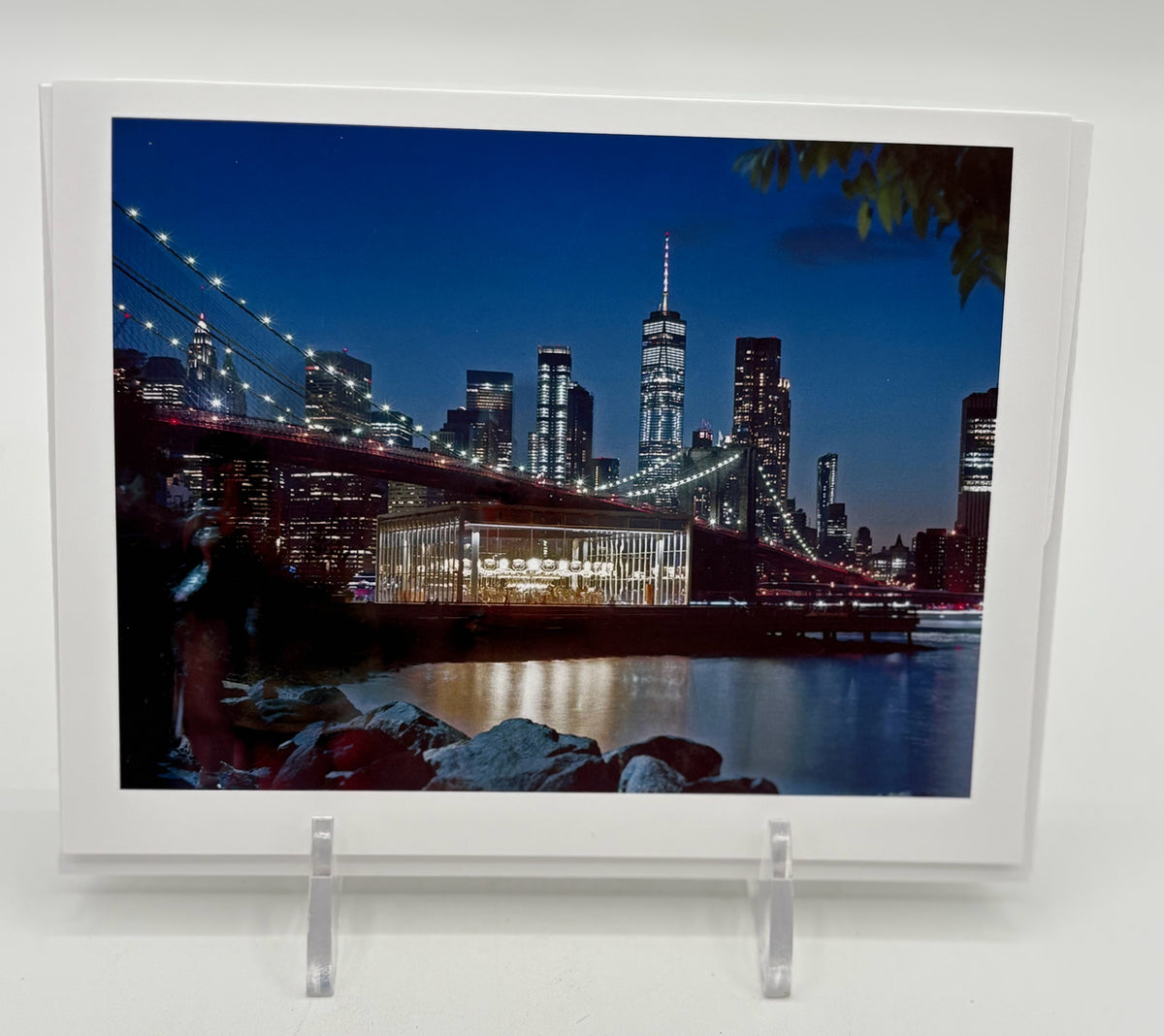 Jane's Carousel under the Brooklyn Bridge Card