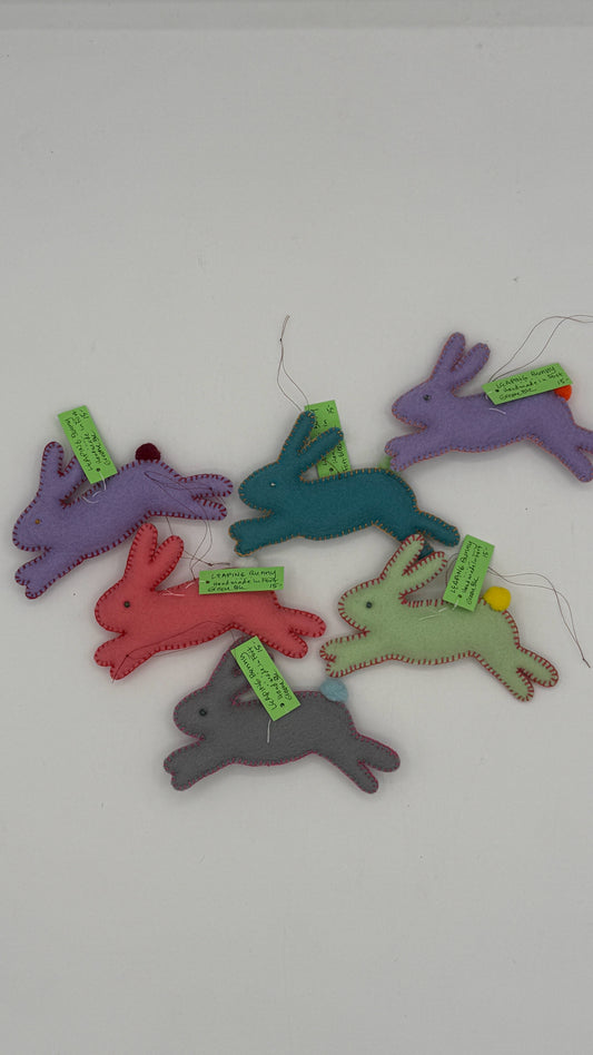 Leaping Bunny Ornament