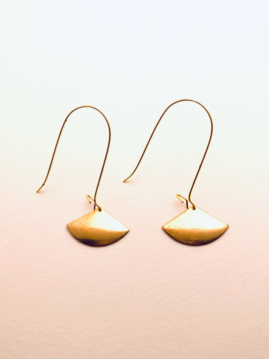 Fan Hoop Earrings