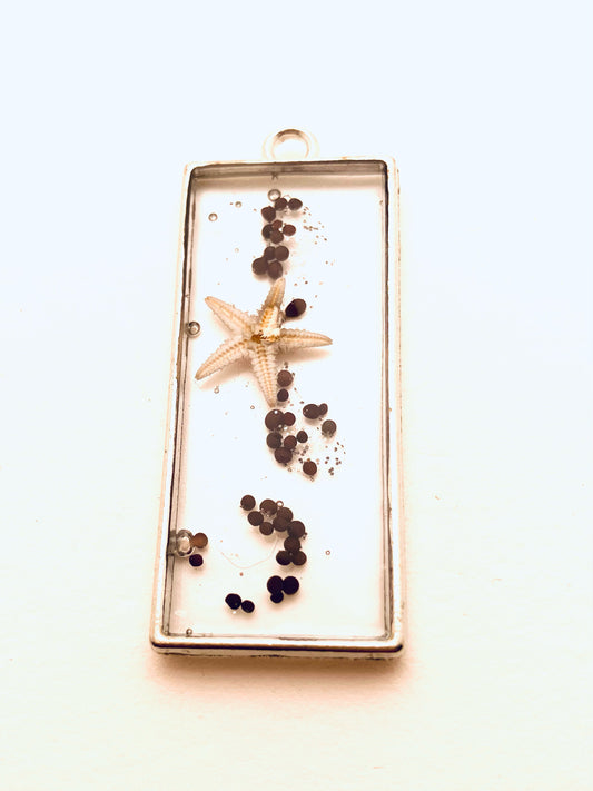 Small Resin Pendant, with Starfish