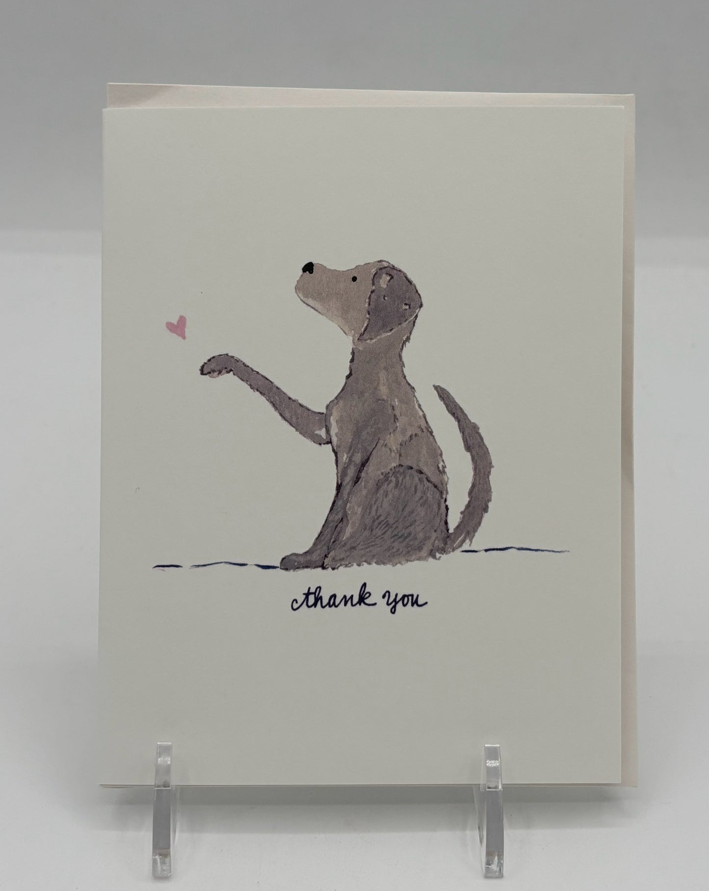 Puppy Thank You Card
