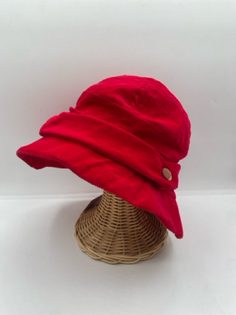 Red Corduroy Hat