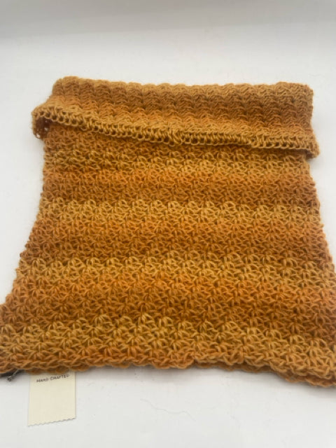 Pumpkin Alpaca Knit Cowl