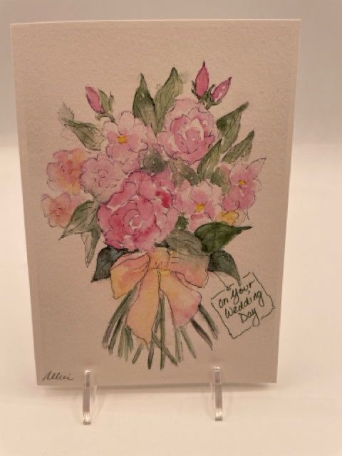Wedding Flowers Card