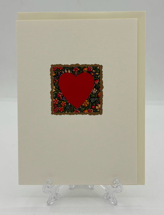 Garden Heart Valentine's Card