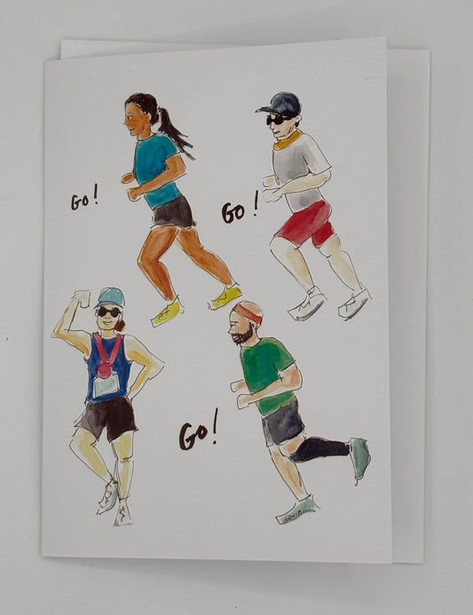 Go! Go! Go! Runner Card