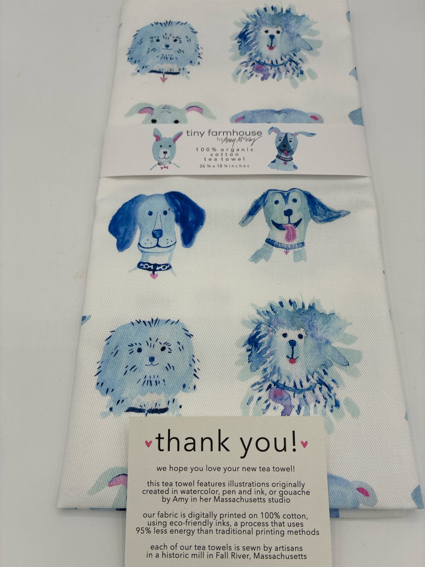 Yappy Dogs Cotton Tea Towel