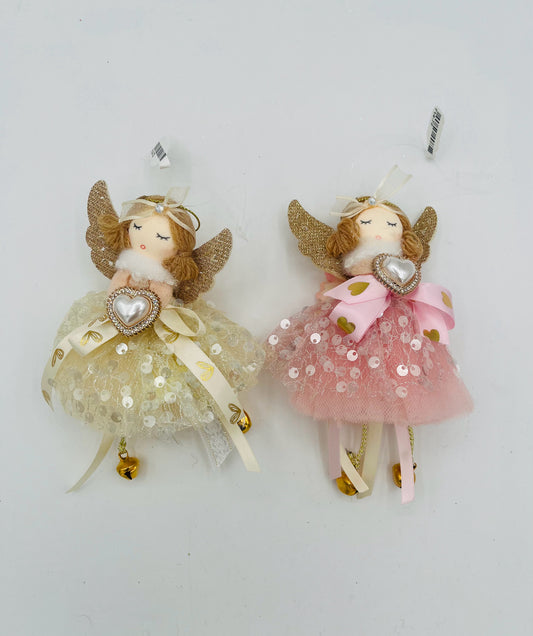 Heart Angel with Sequined Dress