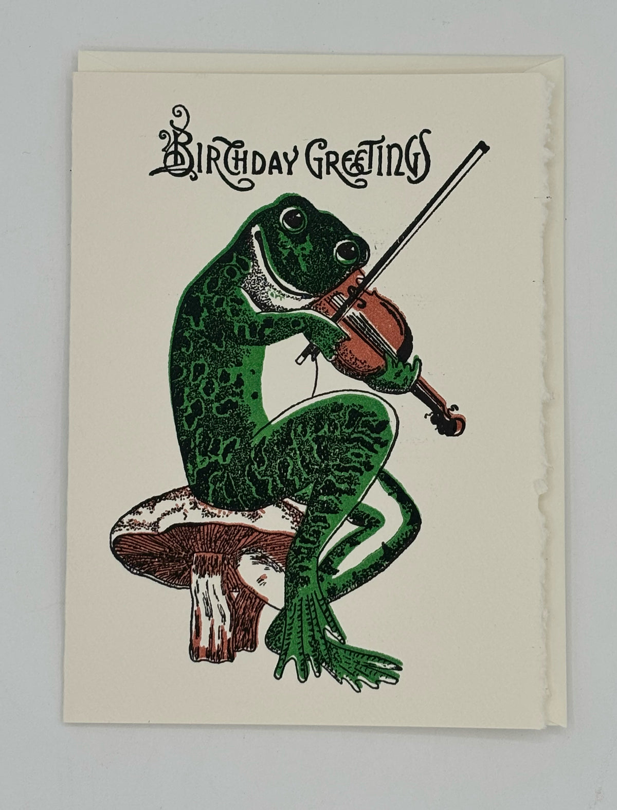 Fiddler Birthday Card