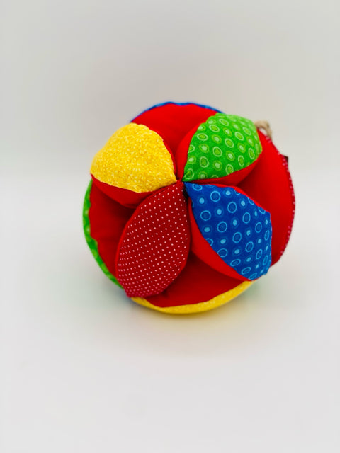 Red Calico Clutch Ball