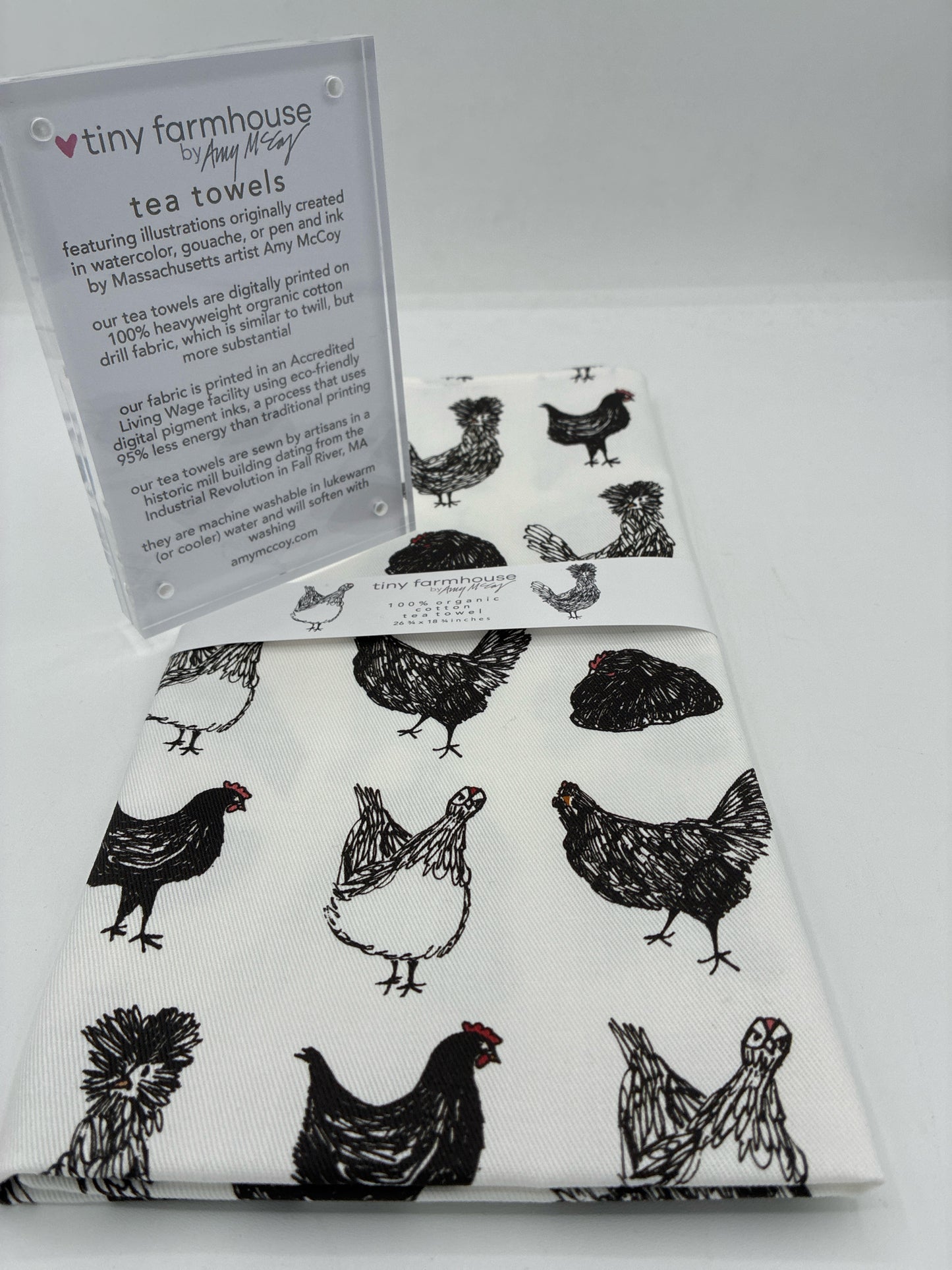 Chicken Cotton Tea Towel