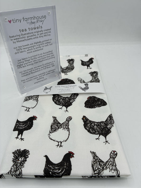 Chicken Cotton Tea Towel