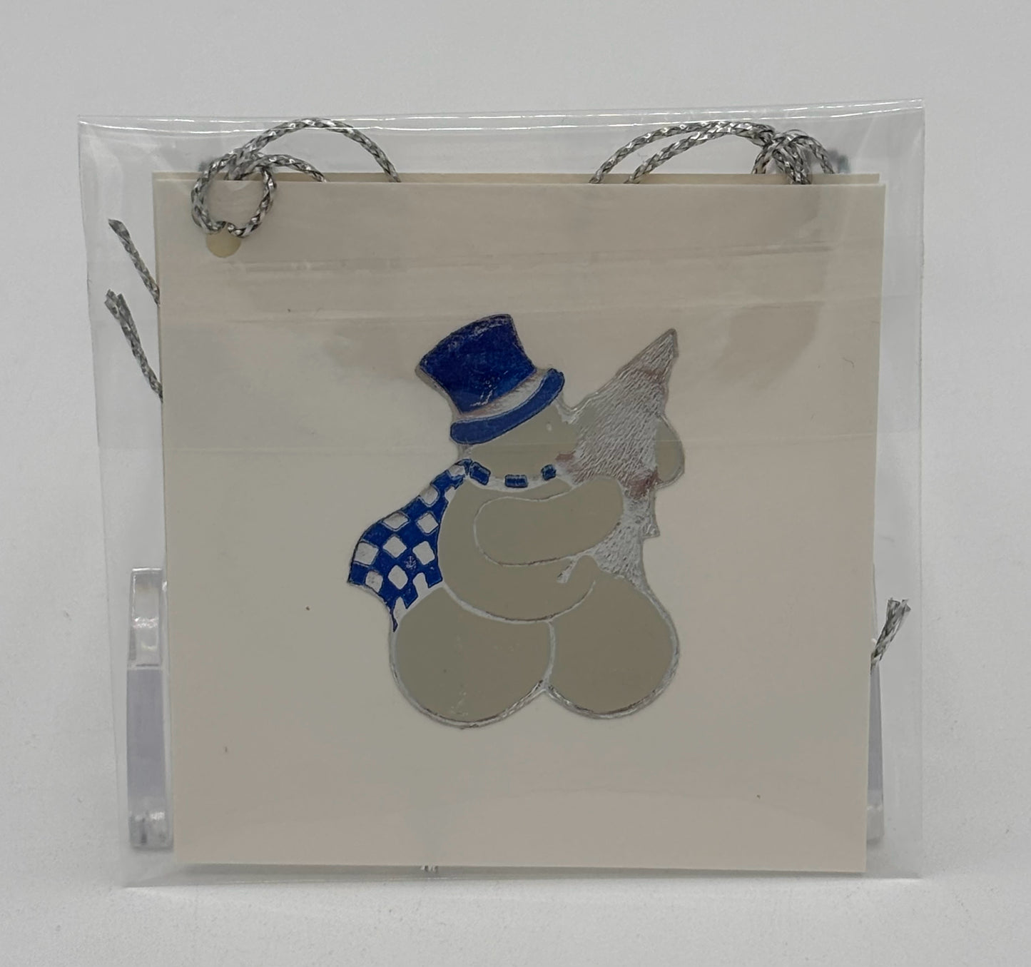 Snowman Sticker 2-Pack Christmas Tags