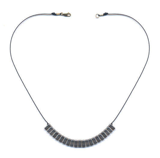 Silver Bars Necklace