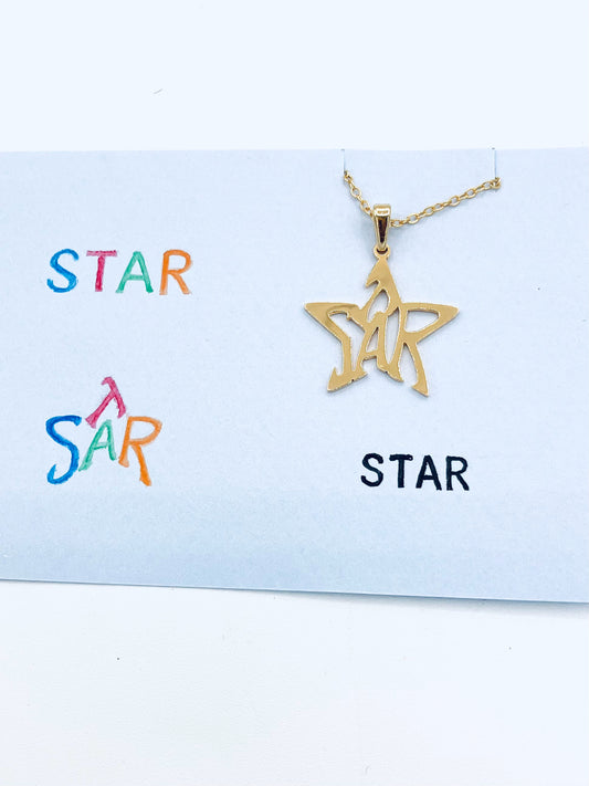 Star in English Necklace
