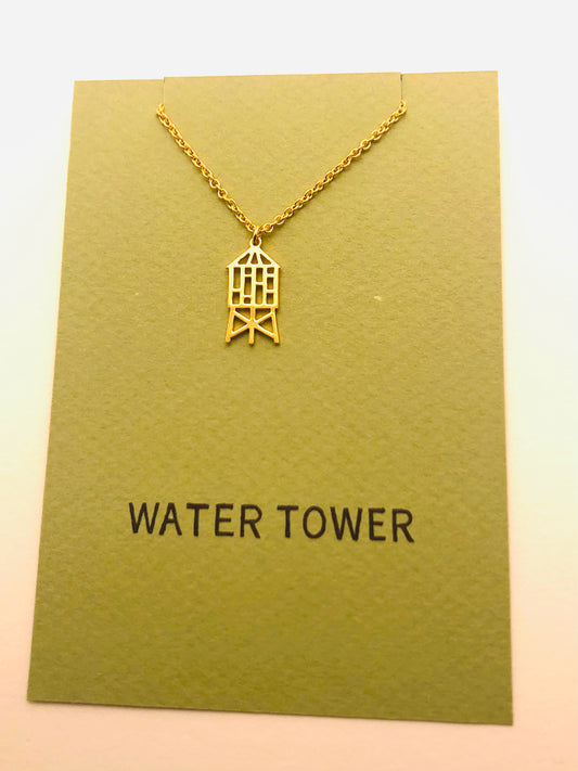 Water Tower Petit Necklace