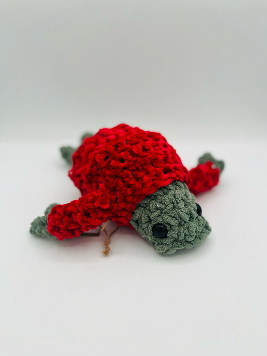 Frog with red sweater