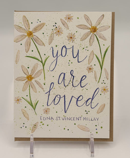 Edna St. Vincent Lially Daisy Card