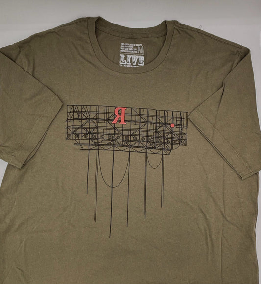 Size XL Red Hook Mens Tee Army Green