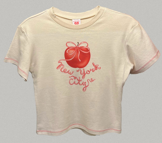 NYC Apple T shirt white Size S