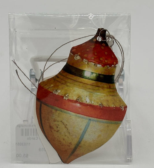 Glass Ornaments 2-Pack Christmas Tags