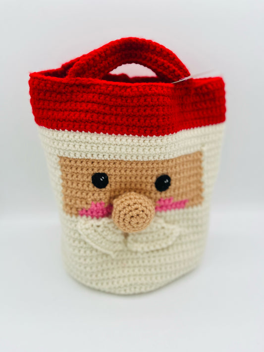 Crocheted Santa's Bag