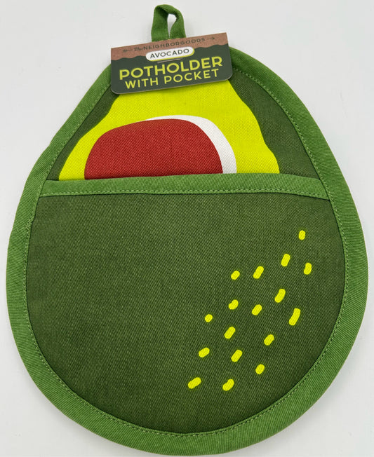 Avocado Mitt Potholders