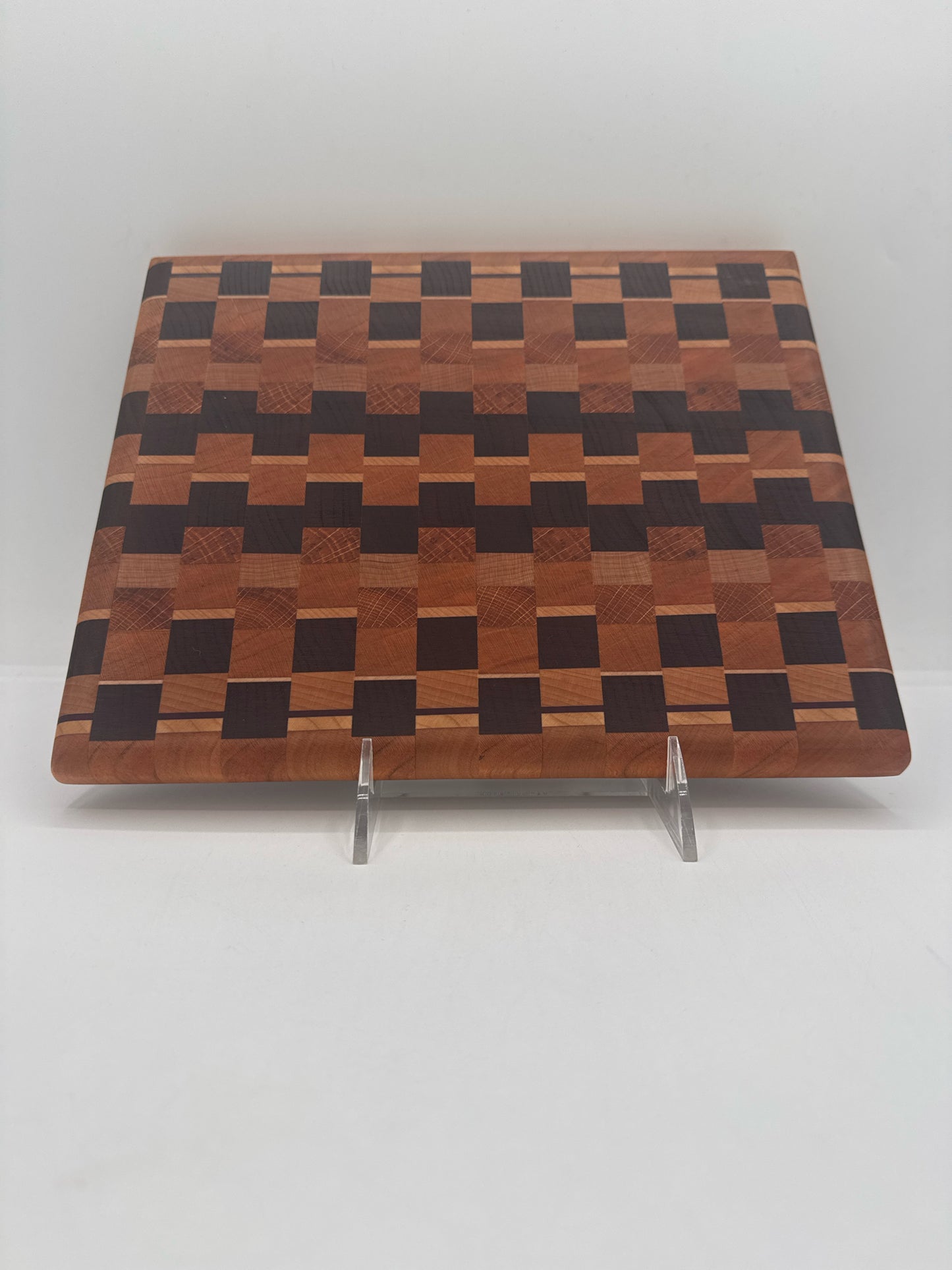 Mixed Harwoods Endgrain Cheese Board