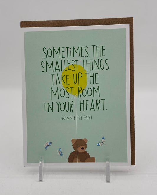 Winnie The Pooh Baby Card