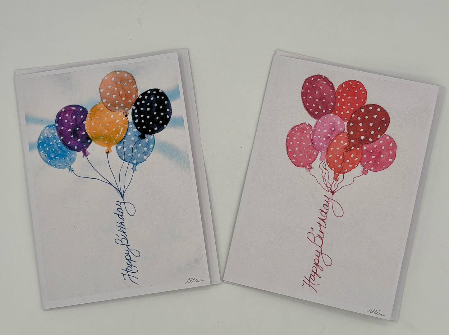 Assorted Birthday Balloons Card