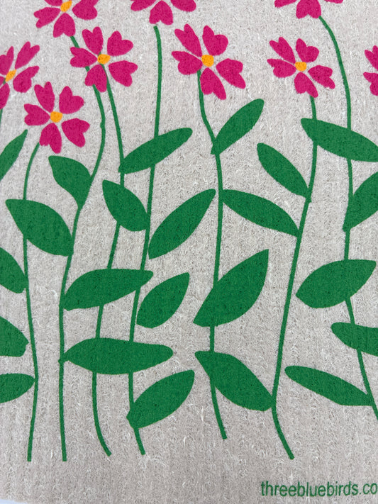 Zinnias on Sand