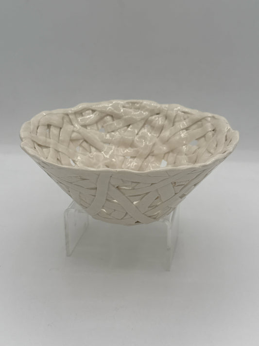 Small White Tangle Bowl