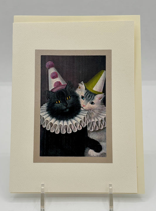 Cats In Costume Card