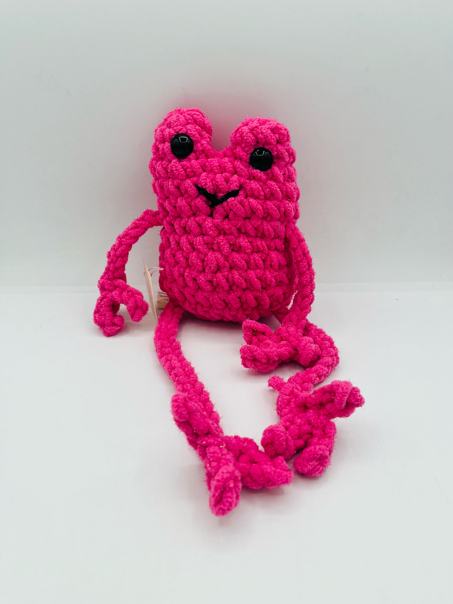Crocheted Leggy Frog