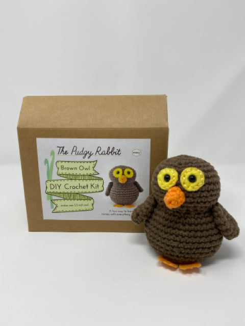 Brown Owl DIY Crochet Kit