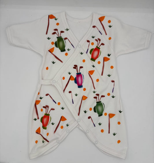 6 M - Kimono Hand Painted Golf Club Design