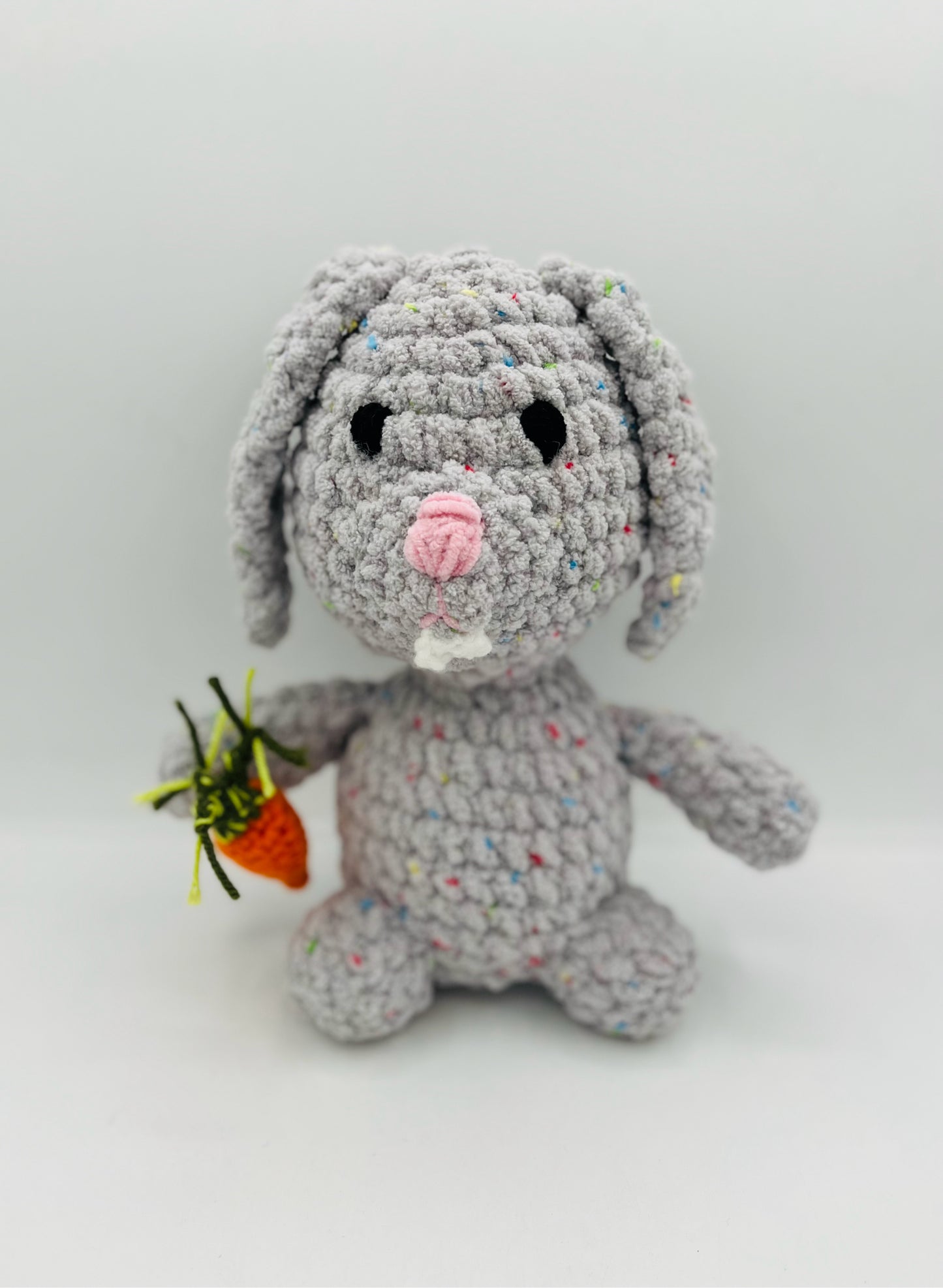 Grey Bunny with Carrot