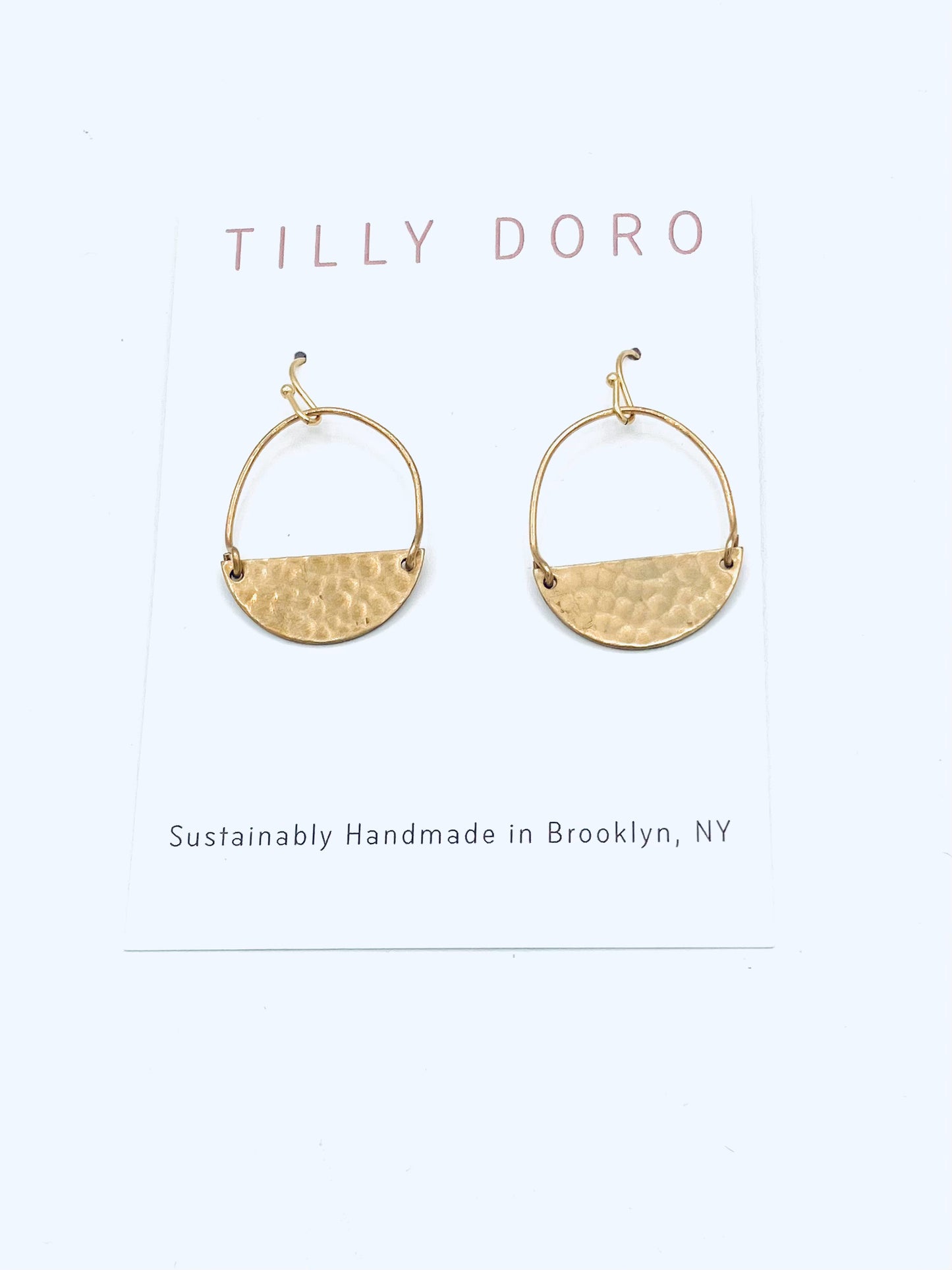 Small Full Moon Earrings