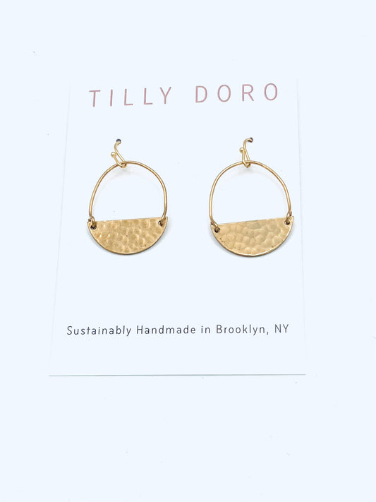 Small Full Moon Earrings