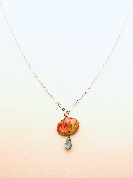 Pixie Necklace with Labradorite