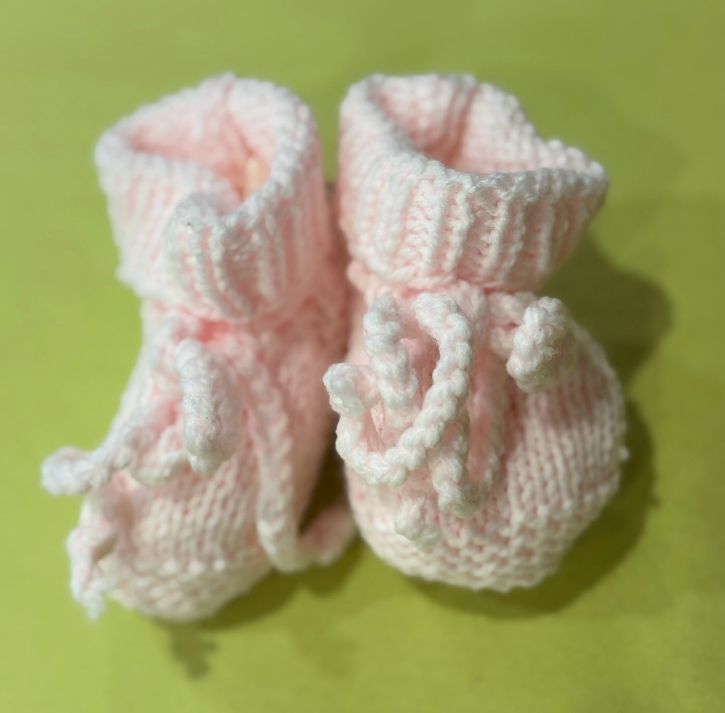 6-12 M Acrylic Knit Booties
