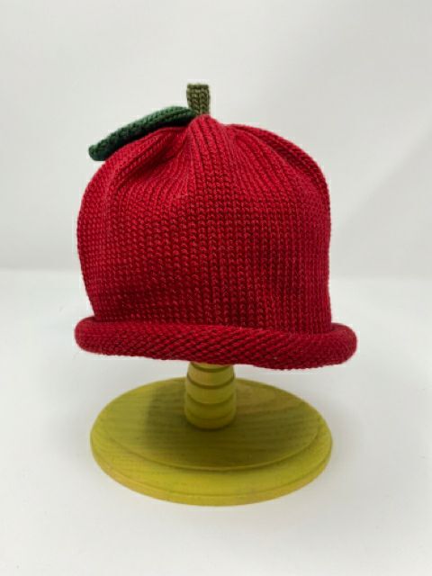 6-9 M Red Apple Cotton Knit Hat