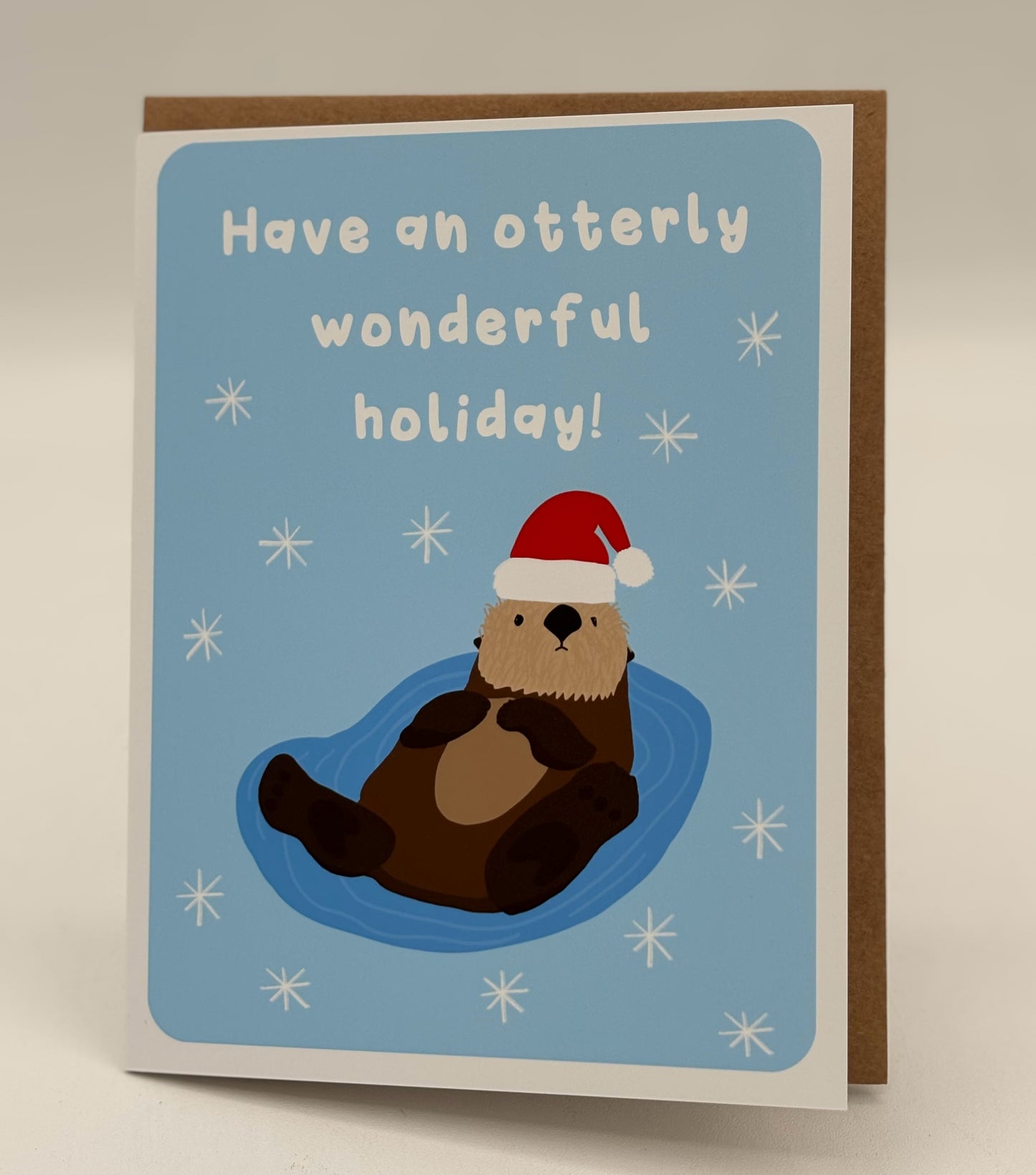 Otterly Wonderful Holiday Card