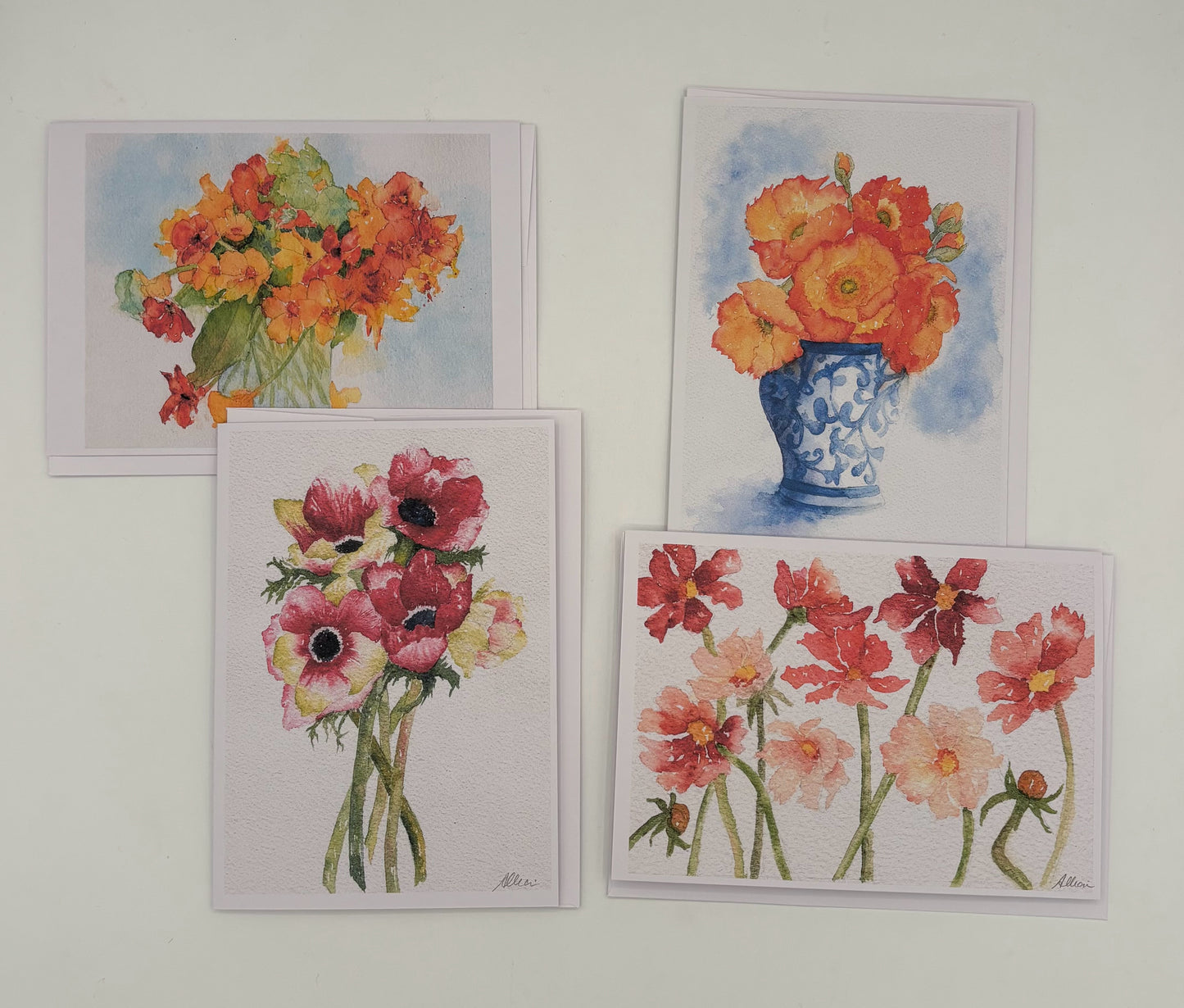 Assorted Summer Florals Card