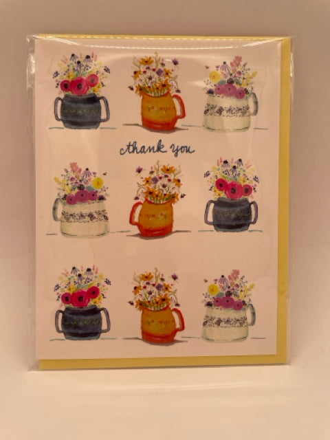 Cut Flowers Thank You Card