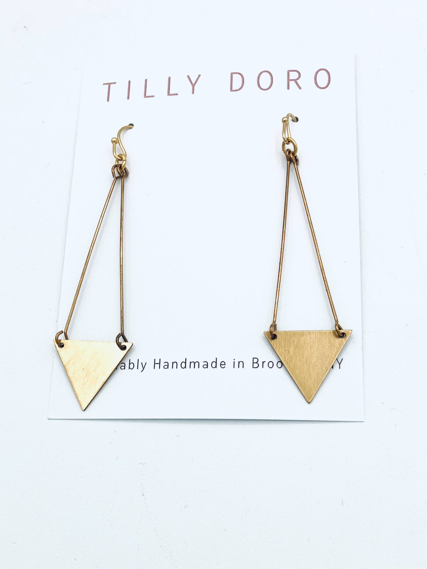 Triangle Drop Earrings
