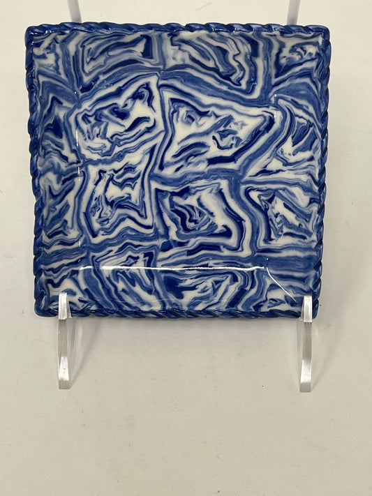 Small Square Porcelain Trinket Dish