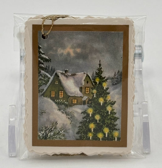 Cozy Cottage 10 Christmas Gift Tags