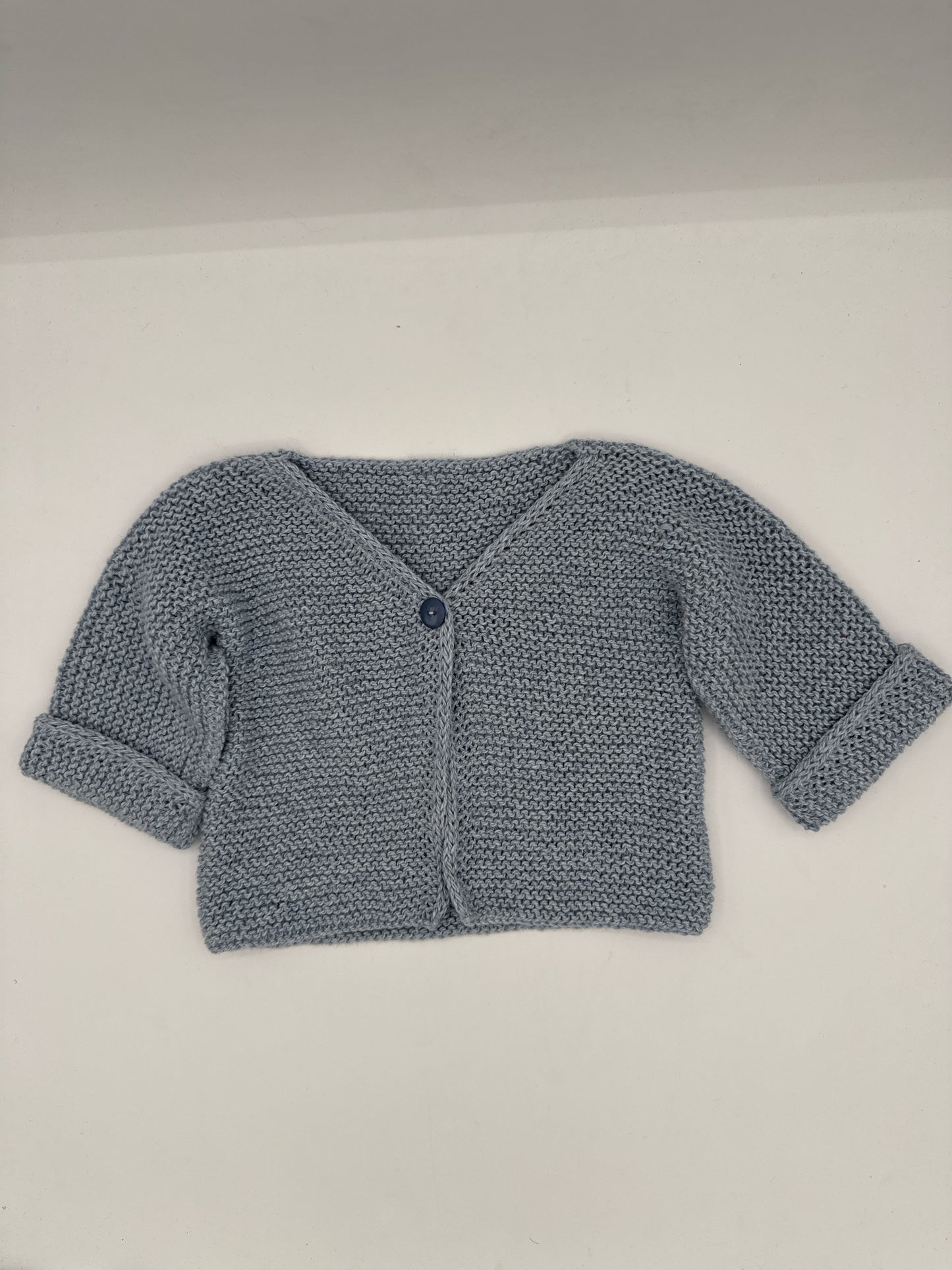 6 M Sweater - Sky Blue Peruvian Cotton